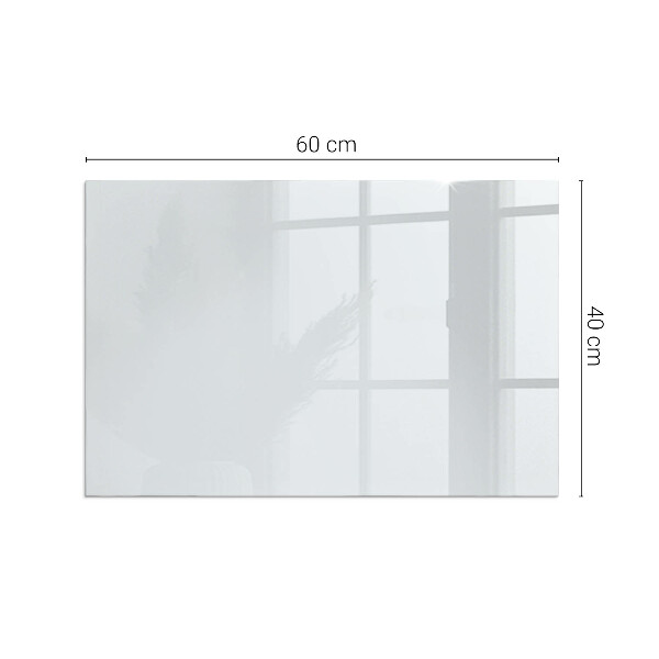 Rectangulare protector de suelo para estufa Color blanco