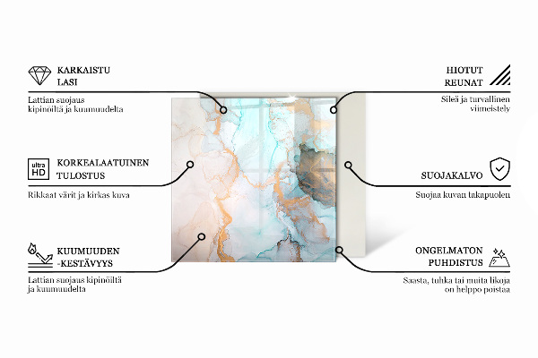 Hexagonale placa protectora suelo estufa Tableros en diferentes tonos
