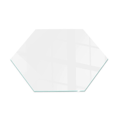 Hexagonale placa protectora suelo estufa Color blanco