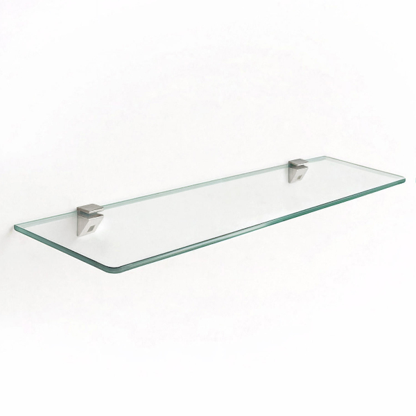 Repisa de pared de cristal 90x13 cm