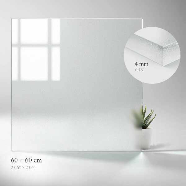 Tablero traslúcido para mesa cuadrada