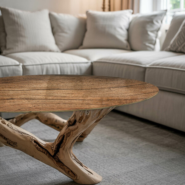 Tablero redondo para mesa Elegante motivo de bosque