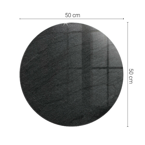 Tablero redondo para mesa Motivo de textura de piedra