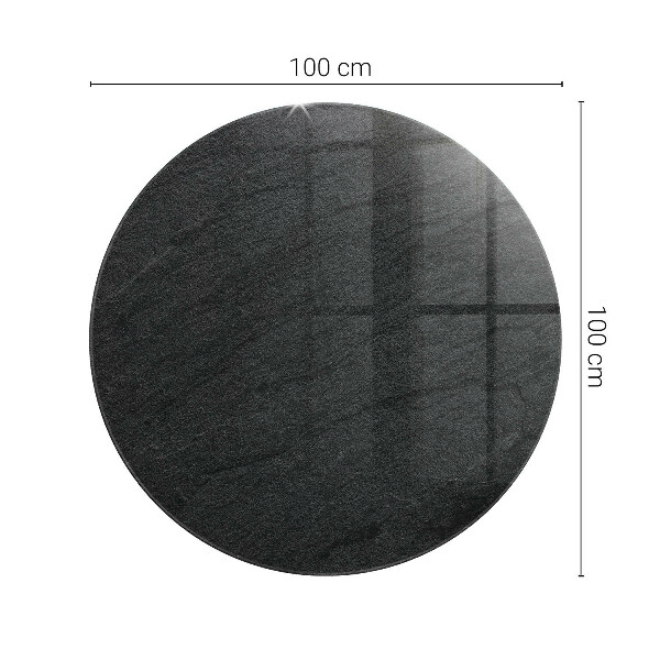 Tablero redondo para mesa Motivo de textura de piedra