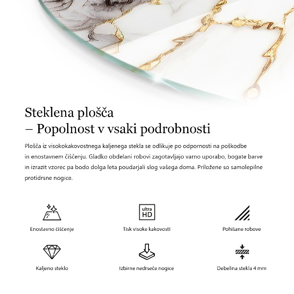 Tablero redondo para mesa Estructura de madera ecológica