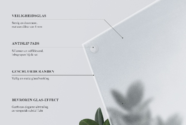 Rectangular tablero para mesa de exterior traslúcido