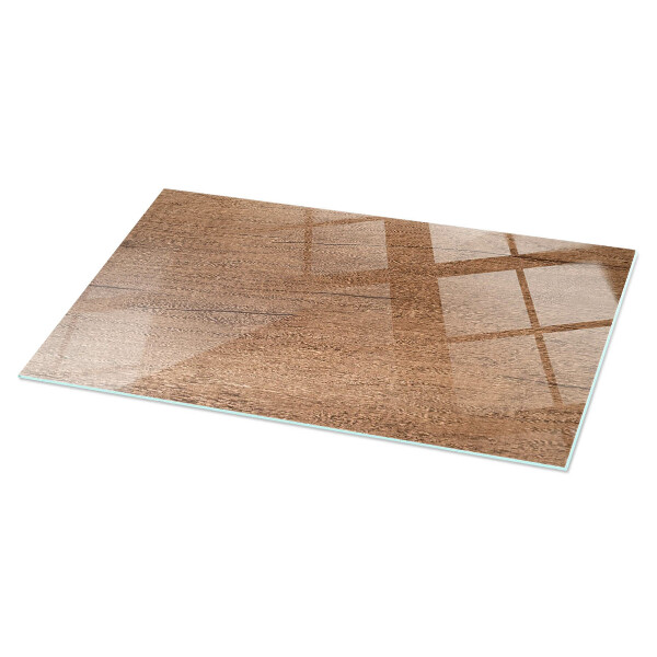 Tablero vidrio mesa rectangular El encanto de la madera natural