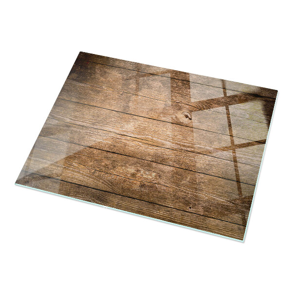 Tablero vidrio mesa rectangular Estructura de madera ecológica