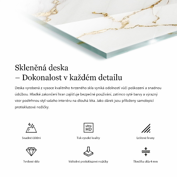 Tablero vidrio mesa rectangular Estructura de madera ecológica