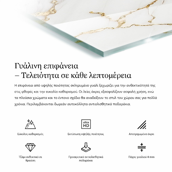 Tablero vidrio mesa rectangular Estructura de madera ecológica