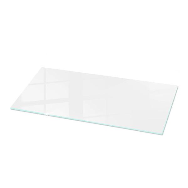 Tablero vidrio mesa rectangular Blanco puro