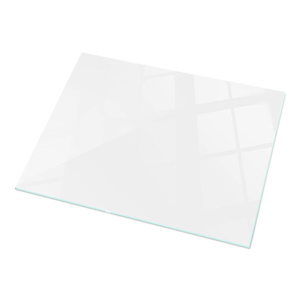 Tablero vidrio mesa rectangular Blanco puro