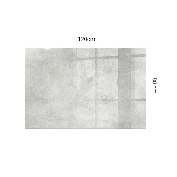 Tablero vidrio mesa rectangular Arañazos en la superficie del hormigón