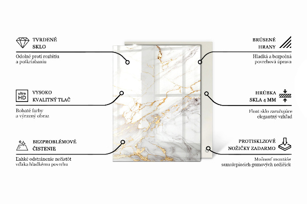 Tablero vidrio mesa rectangular Mosaicos decorativos con detalles