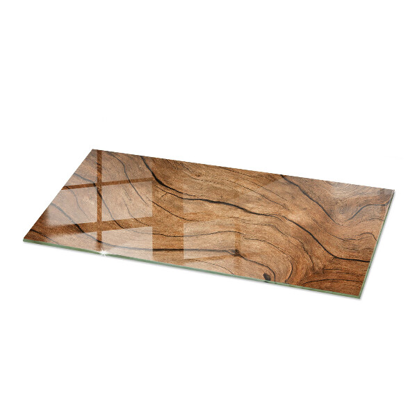 Tablero vidrio mesa rectangular Elegante motivo de bosque