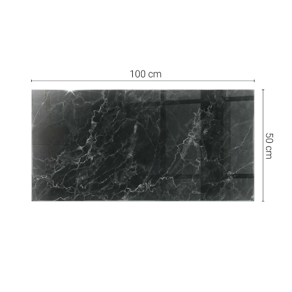 Tablero vidrio mesa rectangular Mármol con vetas delicadas