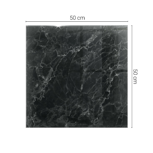 Tablero vidrio mesa rectangular Mármol con vetas delicadas