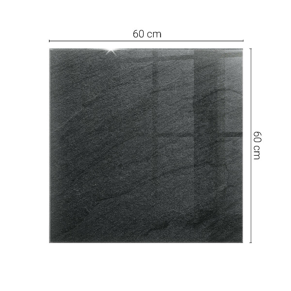 Tablero vidrio mesa rectangular Motivo de textura de piedra