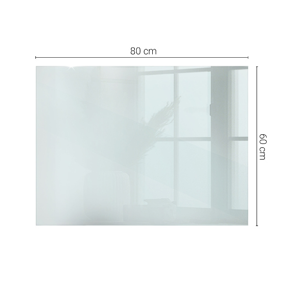 Tablero para mesa rectangular transparente