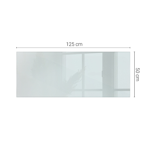 Tablero para mesa rectangular transparente