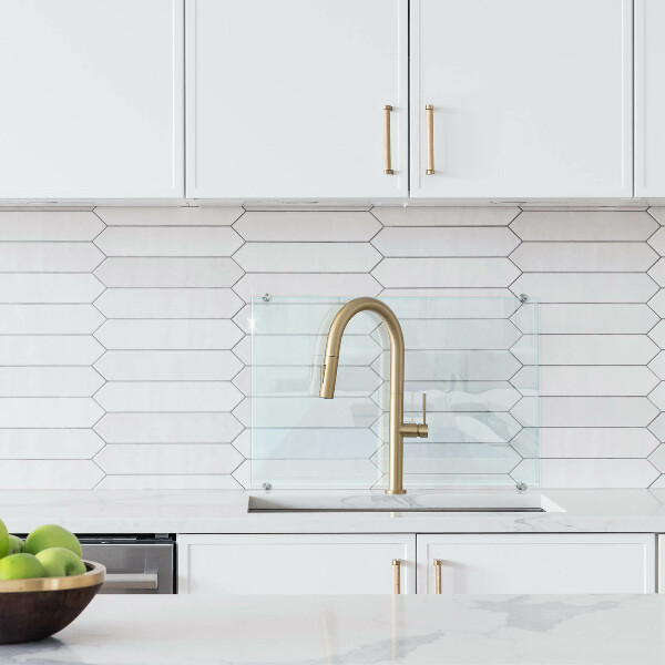 Salpicadero de cocina transparente 60x40 cm