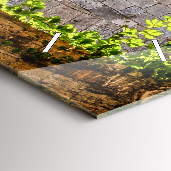 Reloj vertical Pintoresca calle de Rodas - espejomat.es