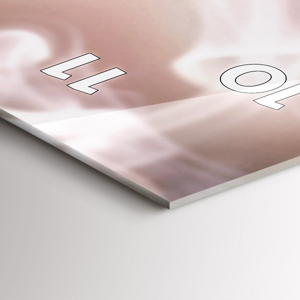 Reloj de vidrio vertical Taza de café - espejomat.es