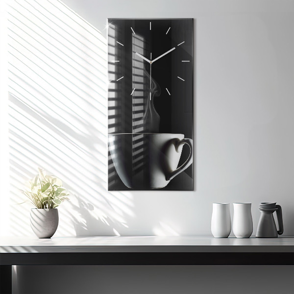 Reloj vertical Taza de café - espejomat.es