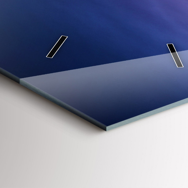 Reloj vertical Nueva York y la puesta de sol - espejomat.es