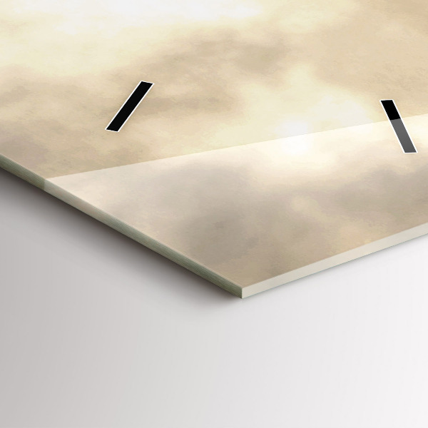 Reloj de cristal vertical Torres en Nueva York - espejomat.es