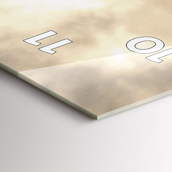 Reloj de cristal vertical Torres en Nueva York - espejomat.es