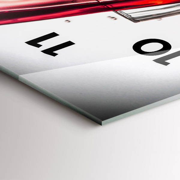 Reloj de vidrio vertical Copa de vino - espejomat.es