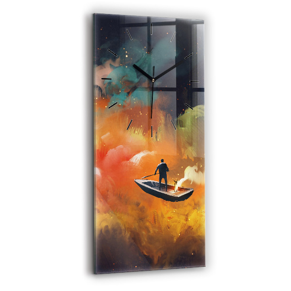 Reloj vertical Imagen abstracta - espejomat.es