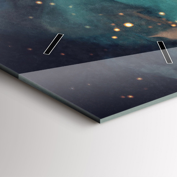 Reloj vertical Imagen abstracta - espejomat.es