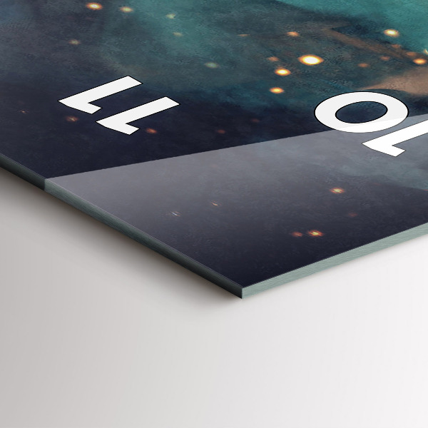 Reloj vertical Imagen abstracta - espejomat.es