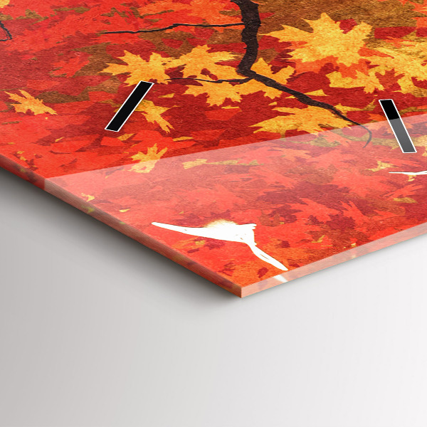 Reloj vertical Novia en otoño - espejomat.es