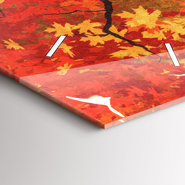 Reloj vertical Novia en otoño - espejomat.es