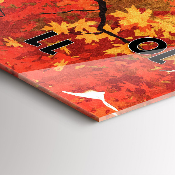 Reloj vertical Novia en otoño - espejomat.es