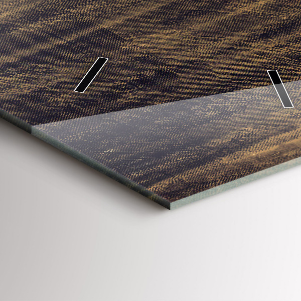 Reloj de vidrio vertical Impresionismo en el arte Mercado - espejomat.es