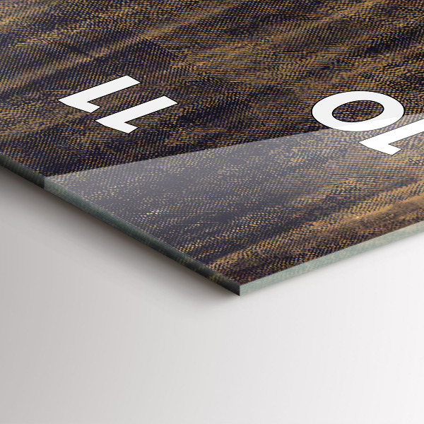 Reloj de vidrio vertical Impresionismo en el arte Mercado - espejomat.es