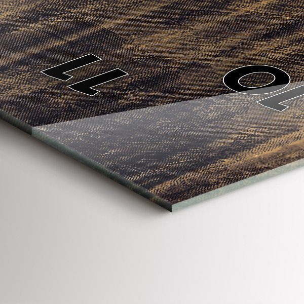 Reloj de vidrio vertical Impresionismo en el arte Mercado - espejomat.es