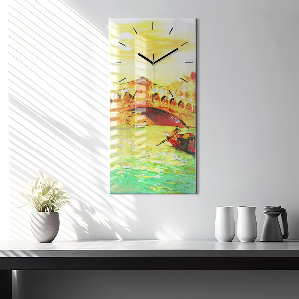 Reloj vertical Puente de Rialto de Venecia - espejomat.es