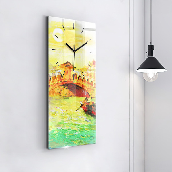 Reloj vertical Puente de Rialto de Venecia - espejomat.es