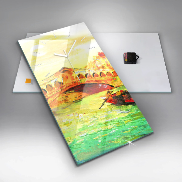 Reloj vertical Puente de Rialto de Venecia - espejomat.es