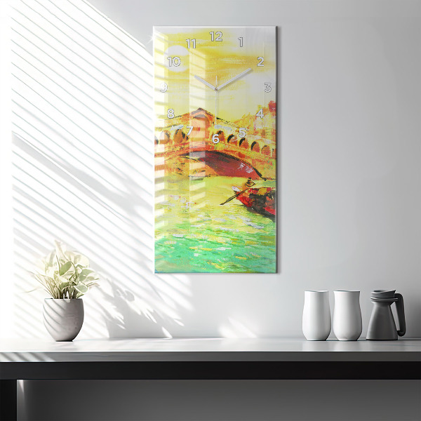 Reloj vertical Puente de Rialto de Venecia - espejomat.es