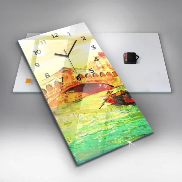 Reloj vertical Puente de Rialto de Venecia - espejomat.es