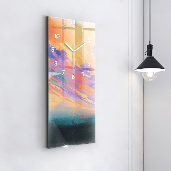 Reloj de vidrio vertical Amor platónico - espejomat.es