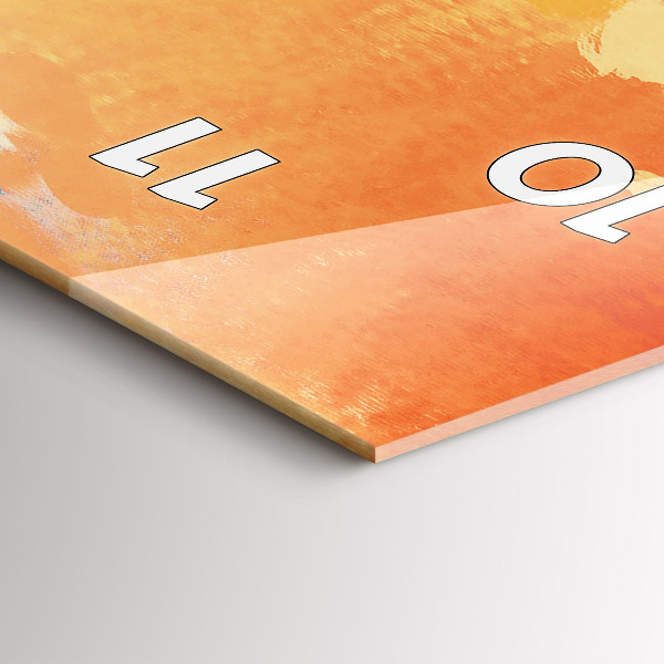 Reloj de vidrio vertical Amor platónico - espejomat.es