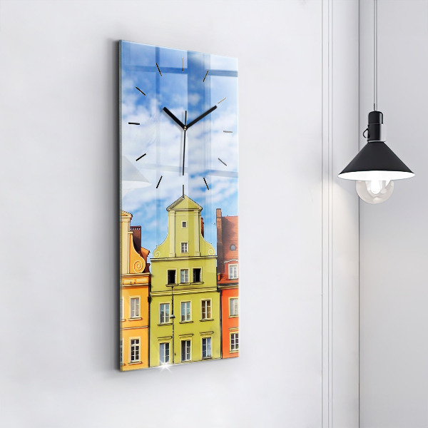 Reloj de cristal vertical Wroclaw - Casco antiguo - espejomat.es