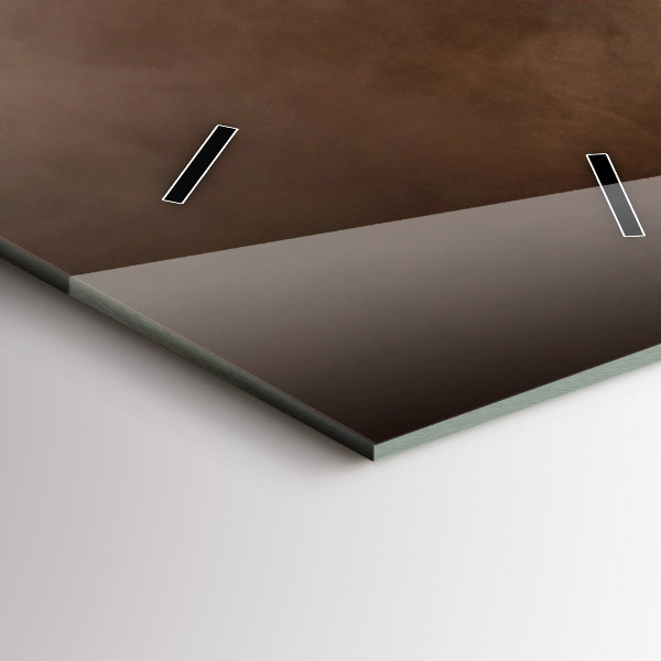 Reloj de cristal vertical Granos de café - espejomat.es